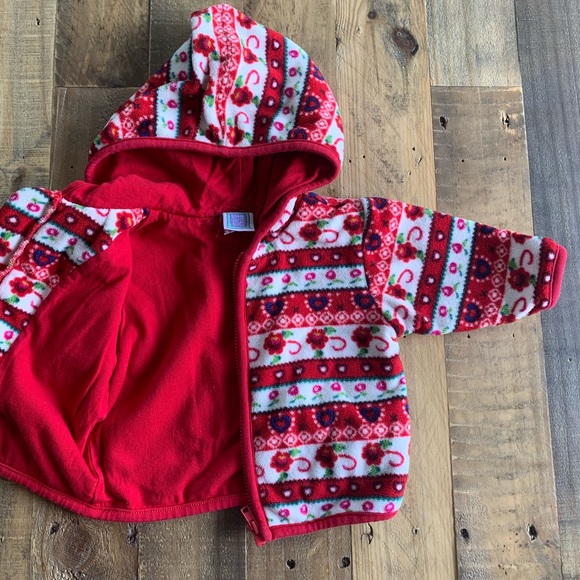 3 for $20 / Floral Fleece Zip-Up (3 M) - Picture 3 of 3